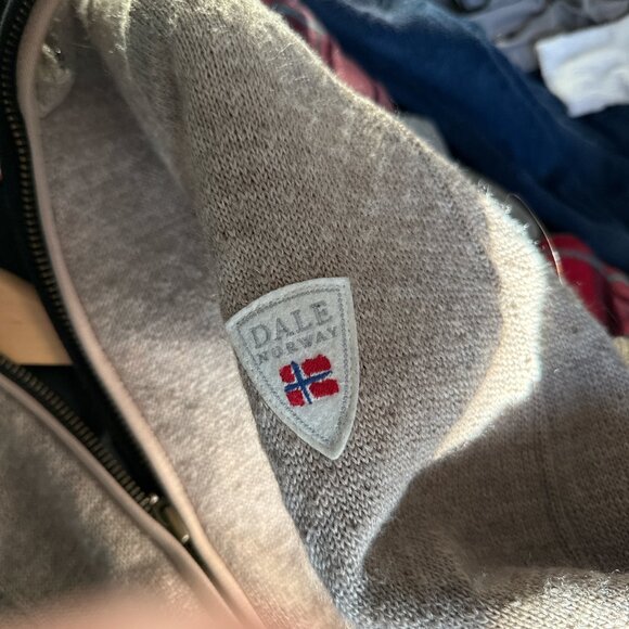 dale of norway cream wool ski jacket -sm - Picture 2 of 4